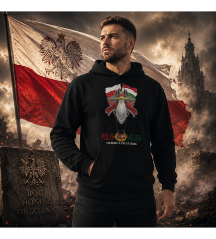 BLUZA Z KAPTUREM POLAK WĘGIER